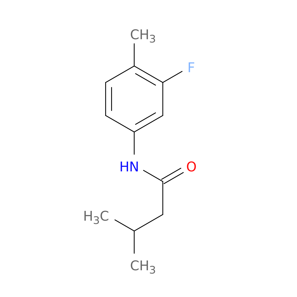 Butanamide, N-(3-fluoro-4-methylphenyl)-3-methyl- (9CI)