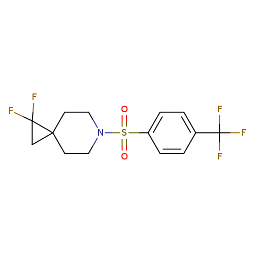 1,1-difluoro-6-[4-(trifluoromethyl)benzenesulfonyl]-6-azaspiro[2.5]octane