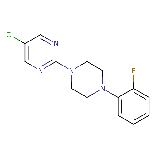 5-chloro-2-[4-(2-fluorophenyl)piperazin-1-yl]pyrimidine
