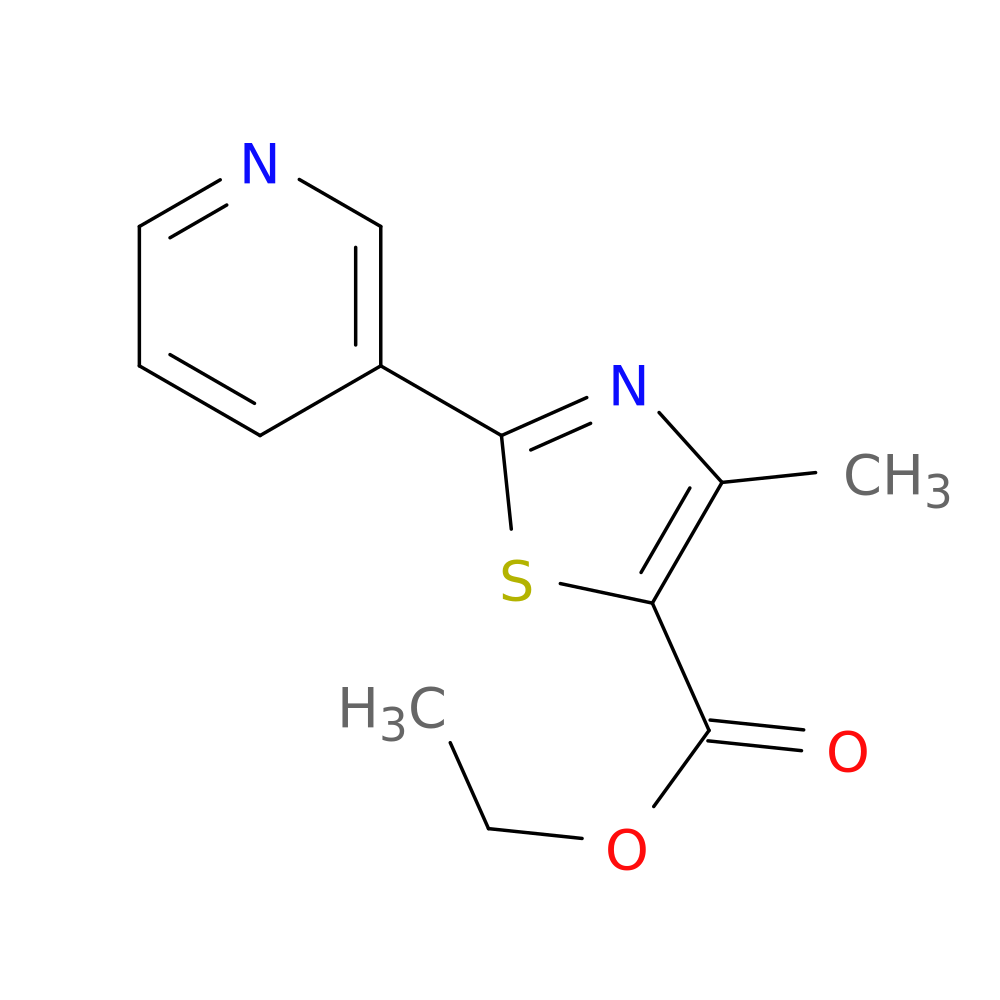 Ethyl 4-methyl-2-(3-pyridinyl)-1,3-thiazole-5-carboxylate
