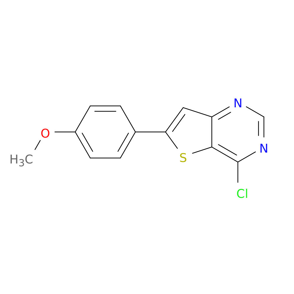4-chloro-6-(4-methoxyphenyl)thieno[3,2-d]pyrimidine