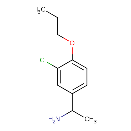 1-(3-Chloro-4-propoxyphenyl)ethan-1-amine
