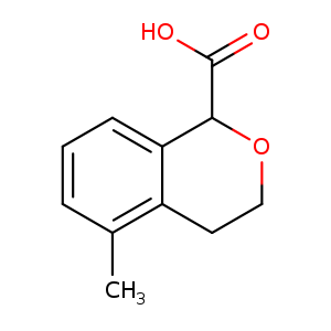 5-methyl-3,4-dihydro-1H-2-benzopyran-1-carboxylic acid
