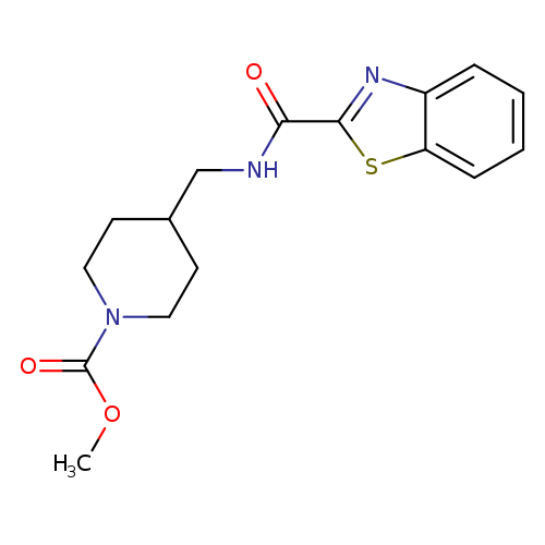 methyl 4-{[(1,3-benzothiazol-2-yl)formamido]methyl}piperidine-1-carboxylate