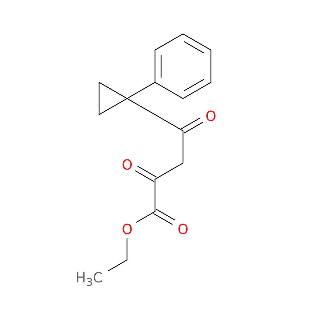 ethyl 2,4-dioxo-4-(1-phenylcyclopropyl)butanoate
