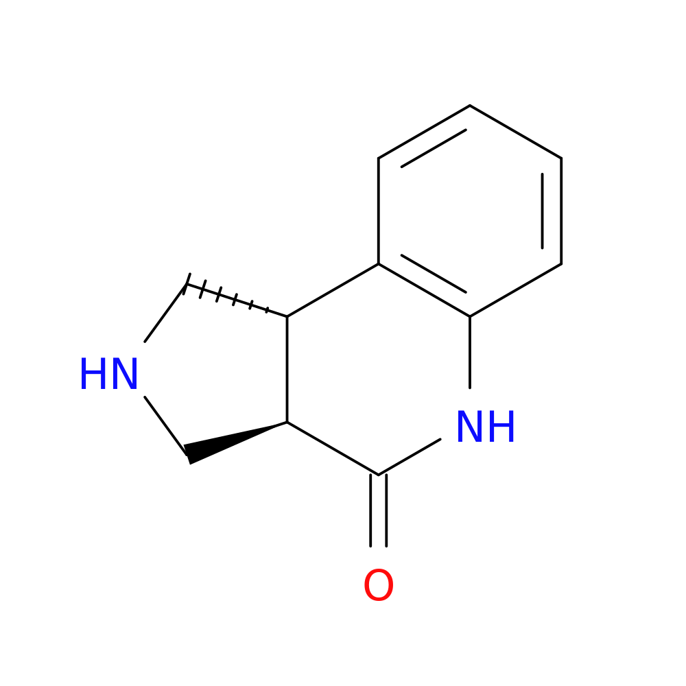 Trans-1,2,3,3a,5,9b-hexahydro-pyrrolo[3,4-c]quinolin-4-one
