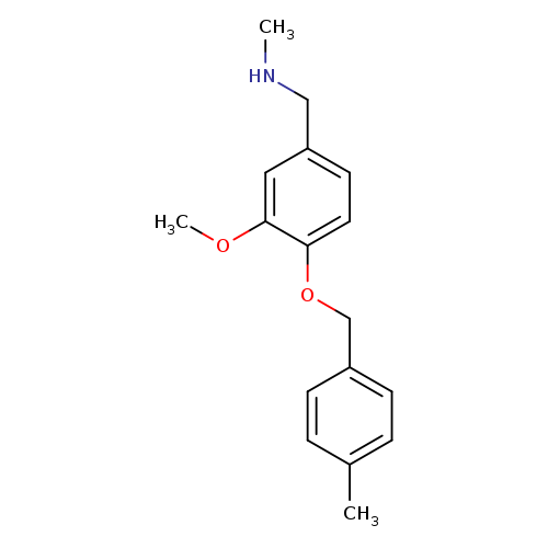 N-{3-methoxy-4-[(4-methylbenzyl)oxy]benzyl}-N-methylamine