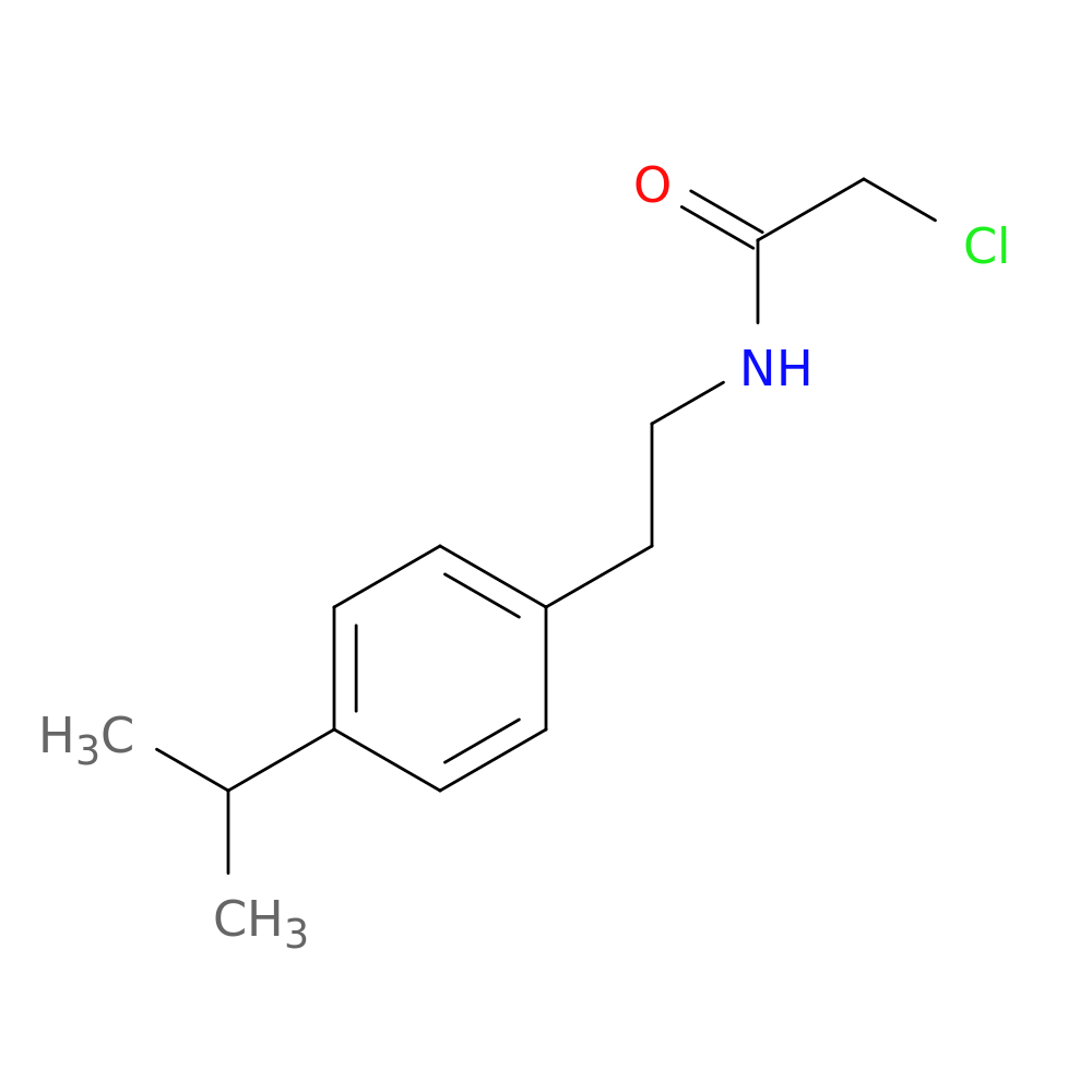 2-chloro-N-{2-[4-(propan-2-yl)phenyl]ethyl}acetamide