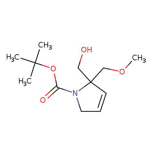 tert-butyl2-(hydroxymethyl)-2-(methoxymethyl)-2,5-dihydro-1H-pyrrole-1-carboxylate