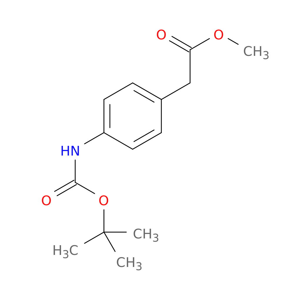 Methyl 2-(4-((tert-butoxycarbonyl)amino)phenyl)acetate
