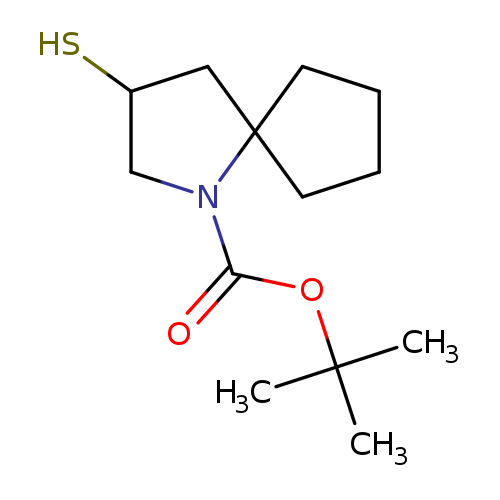 tert-butyl3-sulfanyl-1-azaspiro[4.4]nonane-1-carboxylate