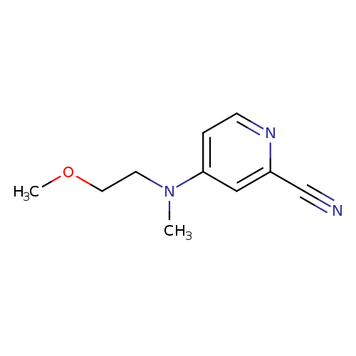 4-[(2-methoxyethyl)(methyl)amino]pyridine-2-carbonitrile