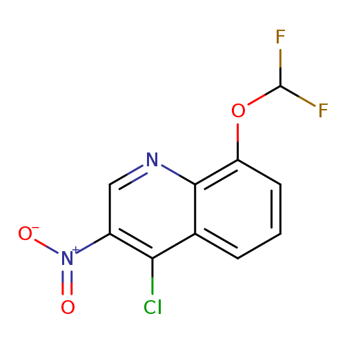 4-chloro-8-(difluoromethoxy)-3-nitroquinoline