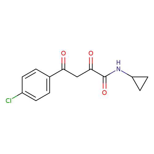 4-(4-chlorophenyl)-N-cyclopropyl-2,4-dioxobutanamide