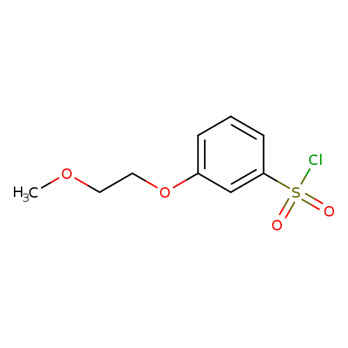 3-(2-methoxyethoxy)benzene-1-sulfonylchloride