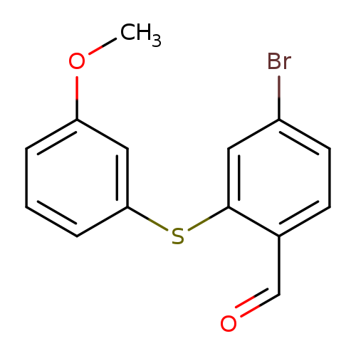 4-Bromo-2-[(3-methoxyphenyl)sulfanyl]benzaldehyde