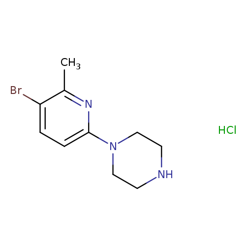 1-(5-Bromo-6-methylpyridin-2-yl)piperazine, HCl