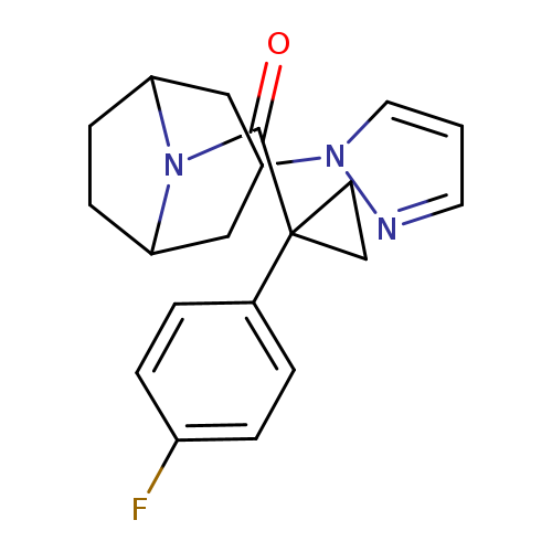 8-[1-(4-fluorophenyl)cyclopropanecarbonyl]-3-(1H-pyrazol-1-yl)-8-azabicyclo[3.2.1]octane