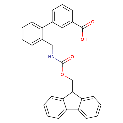 3-{2-[({[(9H-fluoren-9-yl)methoxy]carbonyl}amino)methyl]phenyl}benzoic acid