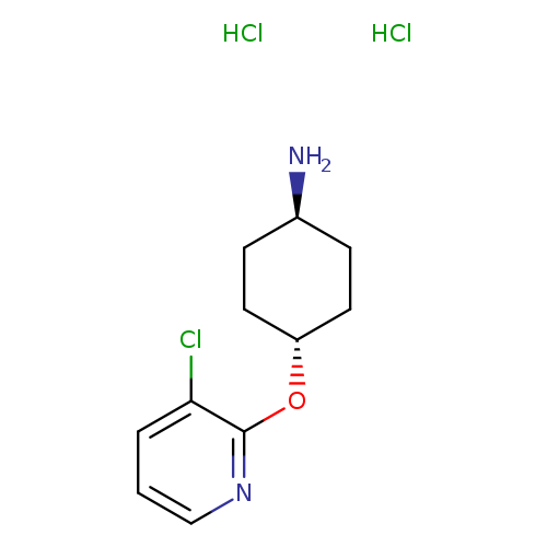 4-[(3-chloropyridin-2-yl)oxy]cyclohexan-1-amine dihydrochloride, trans