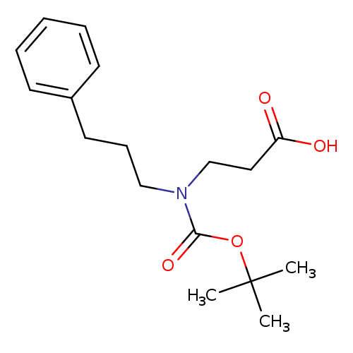 3-{[(tert-butoxy)carbonyl](3-phenylpropyl)amino}propanoic acid