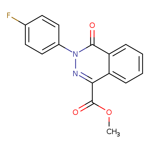 methyl 3-(4-fluorophenyl)-4-oxo-3,4-dihydrophthalazine-1-carboxylate