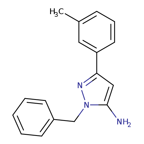 1-Benzyl-3-(3-methylphenyl)-1h-pyrazol-5-amine