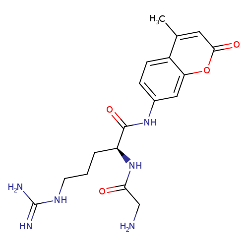 glycyl-N-(4-methyl-2-oxo-2H-1-benzopyran-7-yl)-L-argininamide, hydrochloride