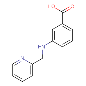 3-{[(pyridin-2-yl)methyl]amino}benzoic acid