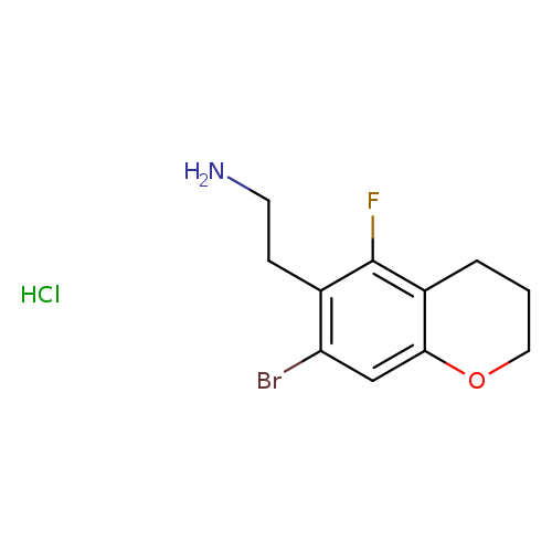 2-(7-bromo-5-fluoro-3,4-dihydro-2H-1-benzopyran-6-yl)ethan-1-aminehydrochloride