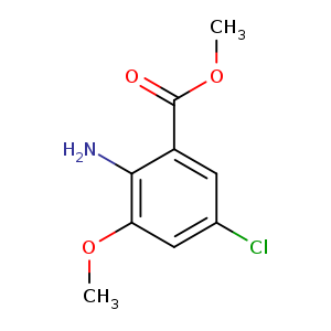 2-AMINO-5-CHLORO-3-METHOXY-BENZOIC ACID METHYL ESTER