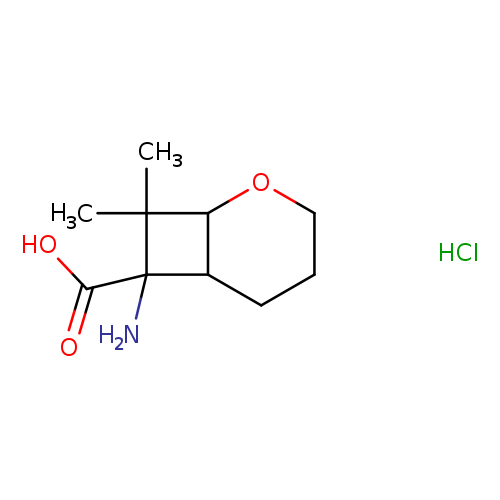 7-amino-8,8-dimethyl-2-oxabicyclo[4.2.0]octane-7-carboxylic acid hydrochloride