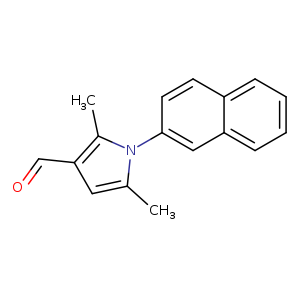 2,5-Dimethyl-1-(2-naphthyl)-1h-pyrrole-3-carbaldehyde