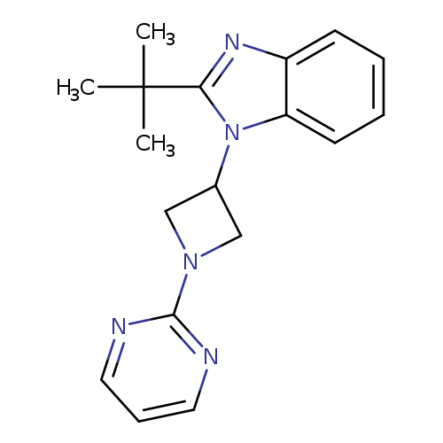 2-tert-butyl-1-[1-(pyrimidin-2-yl)azetidin-3-yl]-1H-1,3-benzodiazole