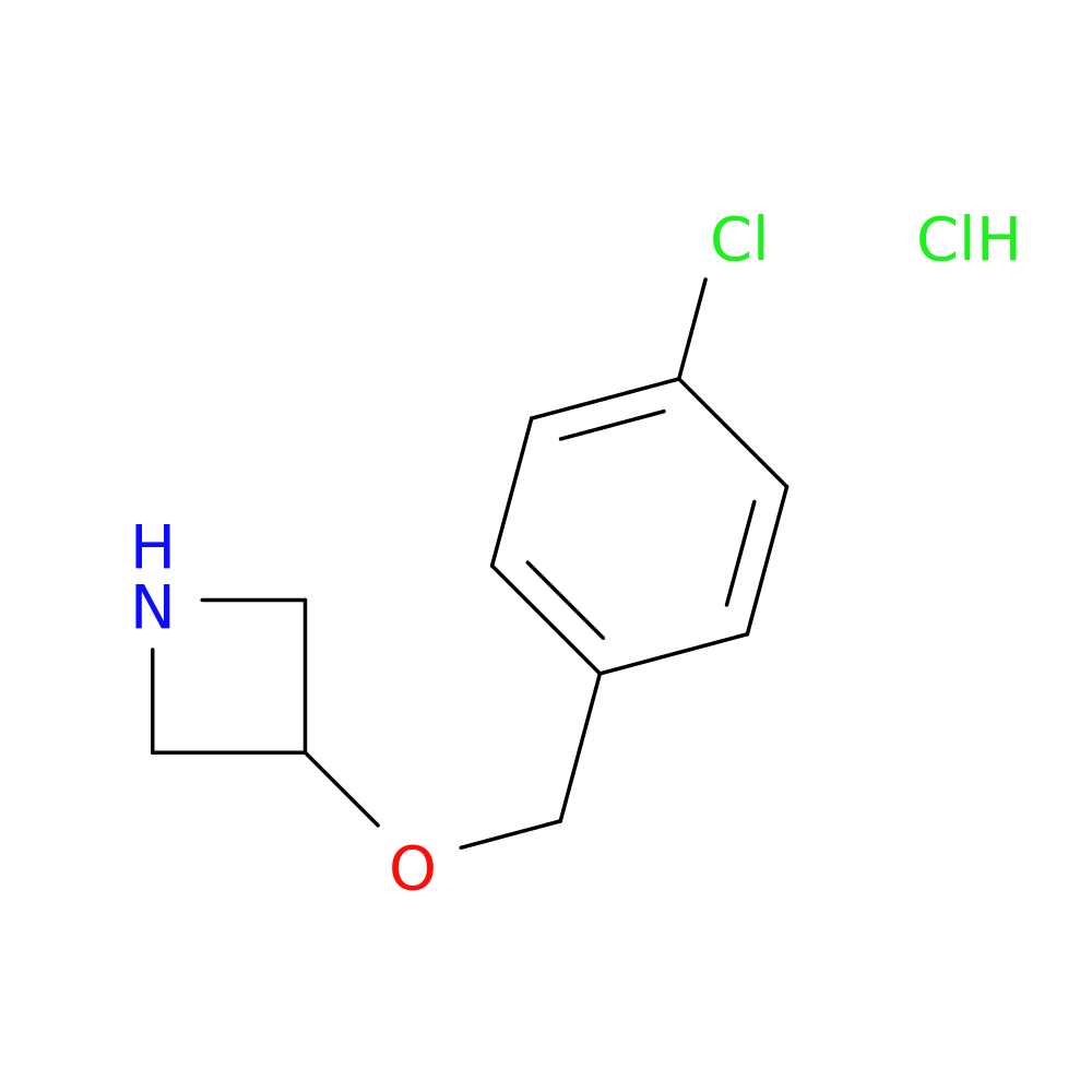 3-[(4-CHLOROPHENYL)METHOXY]-AZETIDINE HYDROCHLORIDE