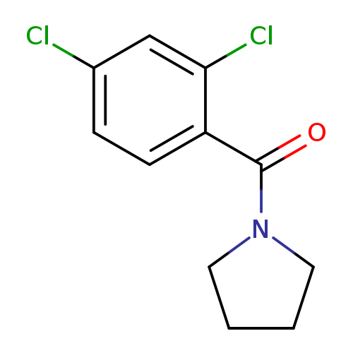 1-[(2,4-dichlorophenyl)carbonyl]pyrrolidine