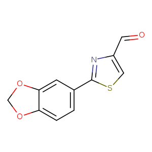 2-(Benzo[d][1,3]dioxol-5-yl)thiazole-4-carbaldehyde