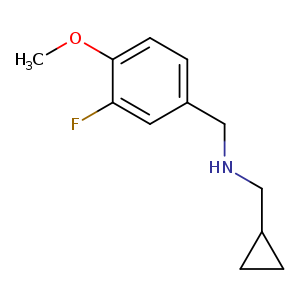 Cyclopropylmethyl-(3-fluoro-4-methoxy-benzyl)-amine