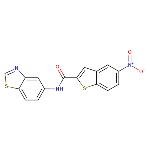N-(1,3-benzothiazol-5-yl)-5-nitro-1-benzothiophene-2-carboxamide
