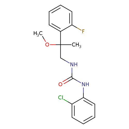 1-(2-chlorophenyl)-3-[2-(2-fluorophenyl)-2-methoxypropyl]urea