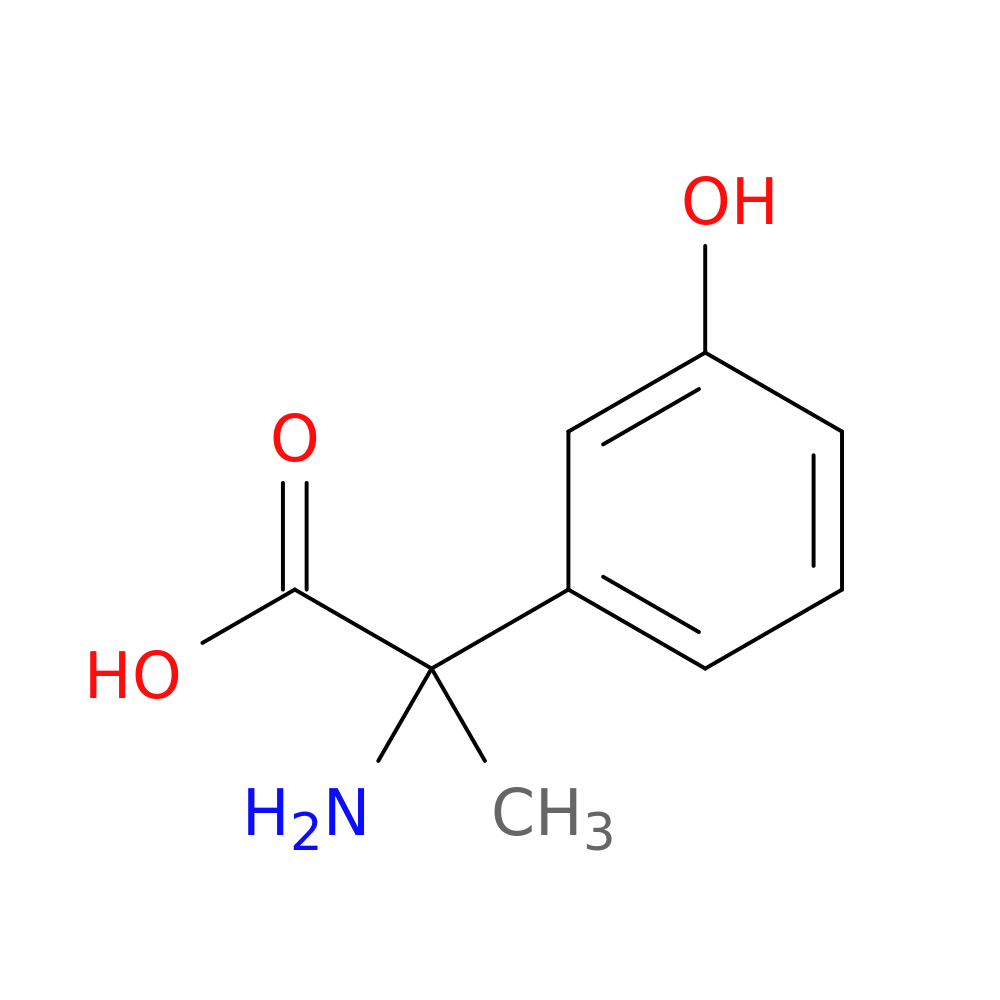 2-amino-2-(3-hydroxyphenyl)propanoic acid