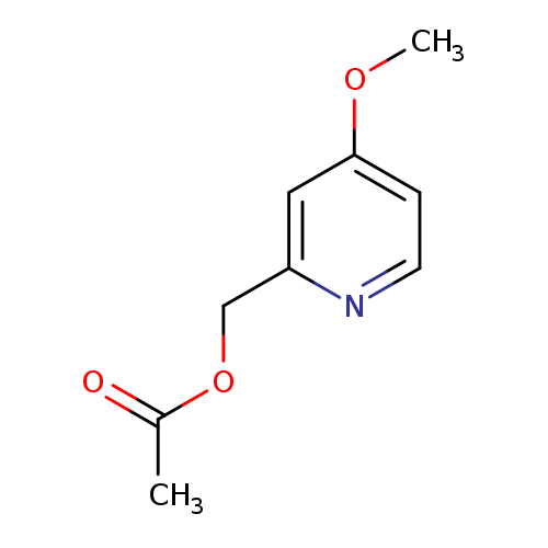 2-Pyridinemethanol, 4-methoxy-, 2-acetate