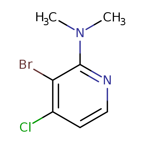 3-bromo-4-chloro-N,N-dimethylpyridin-2-amine