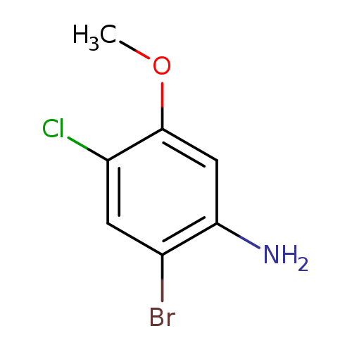 Benzenamine, 2-bromo-4-chloro-5-methoxy-