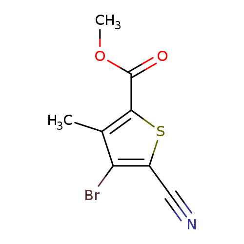 Methyl 4-bromo-5-cyano-3-methylthiophene-2-carboxylate