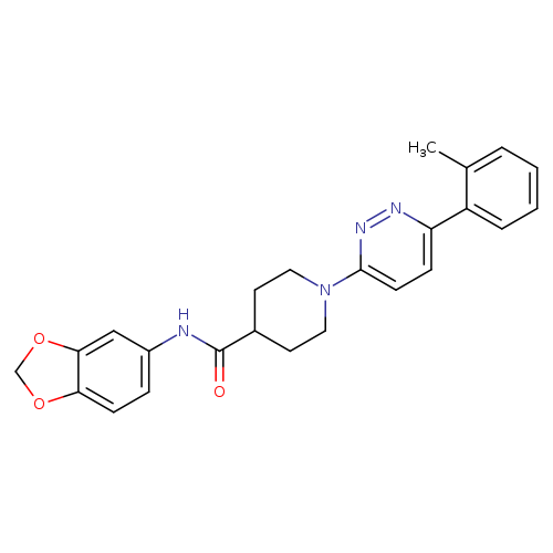 N-(2H-1,3-benzodioxol-5-yl)-1-[6-(2-methylphenyl)pyridazin-3-yl]piperidine-4-carboxamide