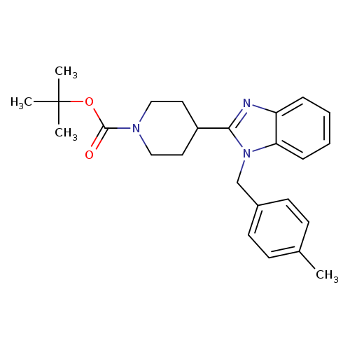 tert-Butyl 4-(1-(4-methylbenzyl)-1H-benzo[d]imidazol-2-yl)piperidine-1-carboxylate