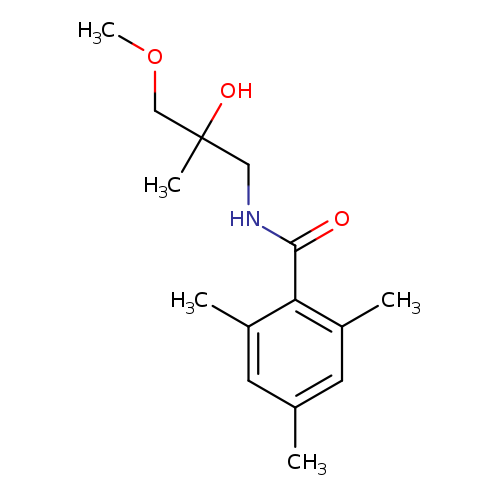 N-(2-hydroxy-3-methoxy-2-methylpropyl)-2,4,6-trimethylbenzamide