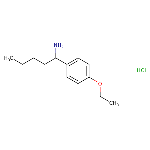 1-(4-ETHOXYPHENYL)PENTYLAMINE HYDROCHLORIDE