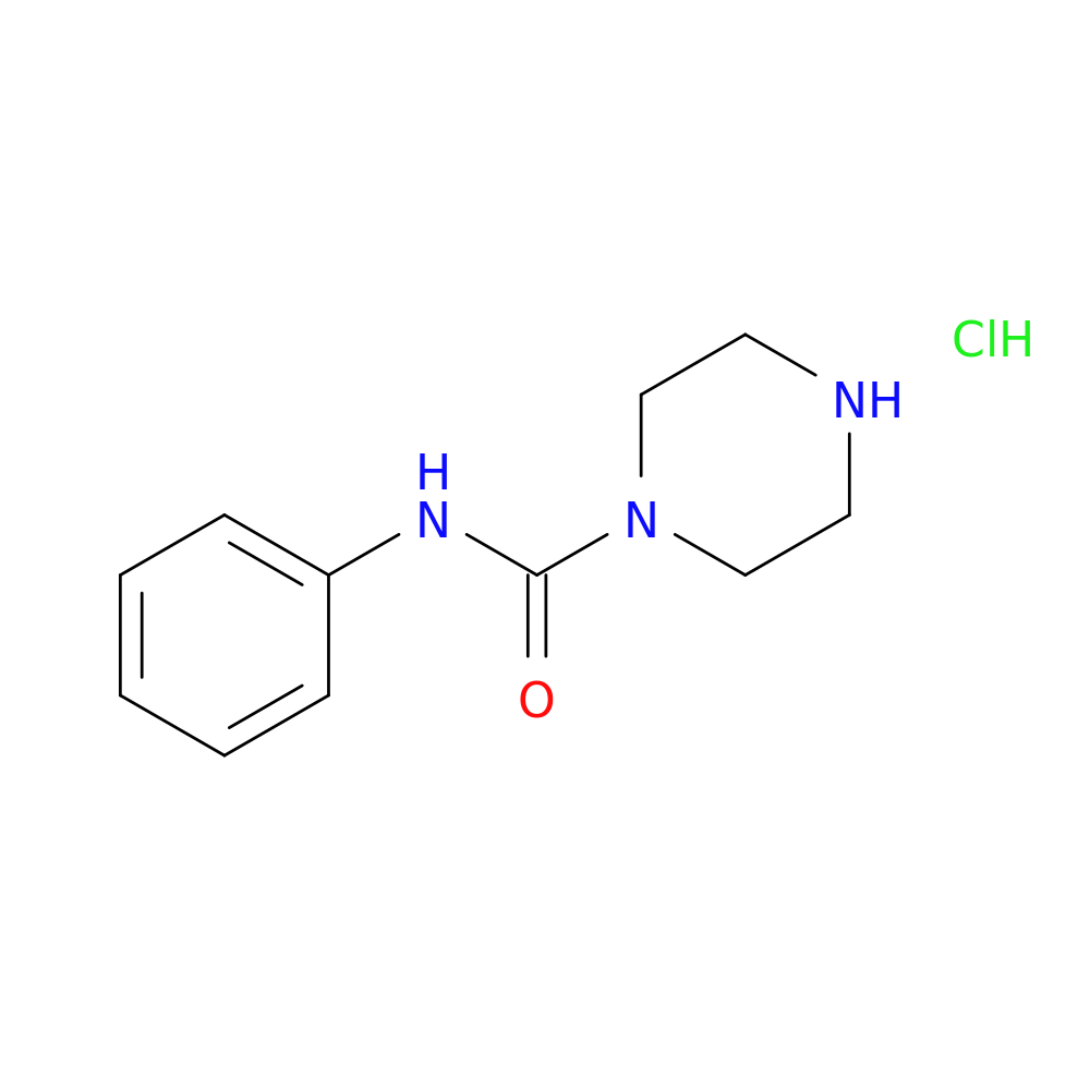 N-phenylpiperazine-1-carboxamide hydrochloride